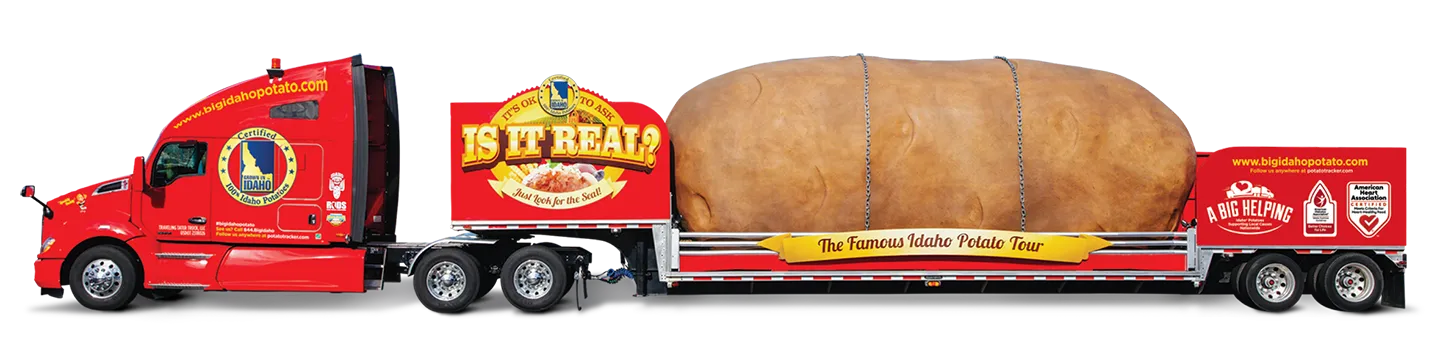Idaho&reg; Potato Truck Illustration