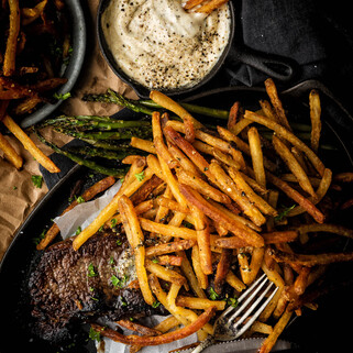 Fried Herbed Duck Fat Frites
