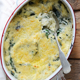 Colcannon Idaho® Potato and Kale Casserole