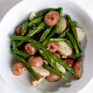 Rustic Red Potatoes And Green Beans