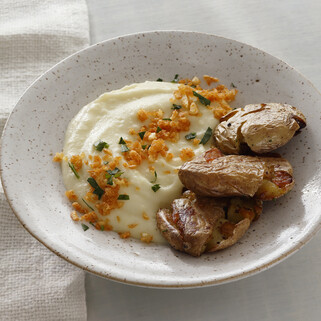 Whipped and Roasted Potatoes