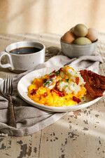 Heart-Healthy Mashed Idaho® Potato Omelet 
