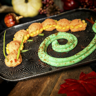 Creepy Idaho® Potato Critters: Orange Caterpillar