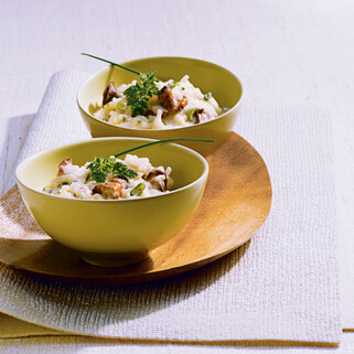 Idaho® Potato Risotto with Micro-herb Salad
