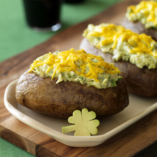 Lucky Irish Twice Baked Potatoes 