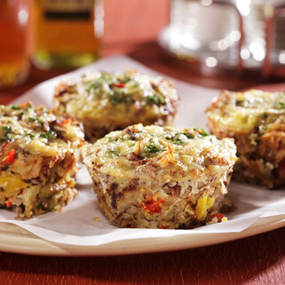 Cheesy Idaho® Potato Hashbrown Muffins