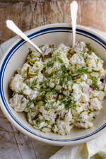 Creamy Dill Pickle Potato Salad