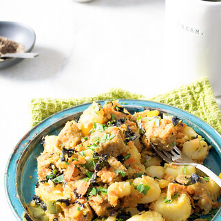 "I Love Idaho® Potatoes" Tempeh Hash with Veggies