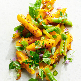Stir Fried Mustard Yukon Potatoes