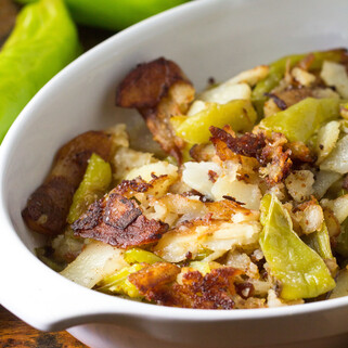 Italian Crispy Fried Idaho® Potatoes and Peppers 
