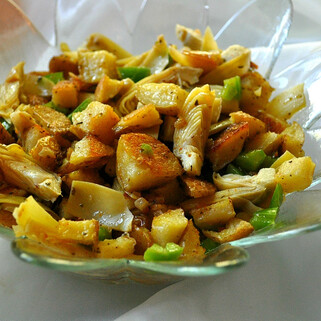 Roasted Idaho®-grown Yukon Gold Potato and Artichoke Salad 
