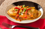 Scalloped Potatoes with Roasted Chiles