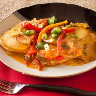 Scalloped Potatoes with Roasted Chiles