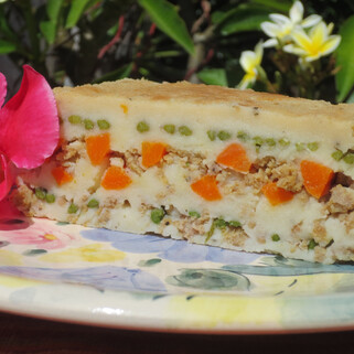 Idaho® Potato, Jarlsberg Lite and Roasted Vegetable Terrine