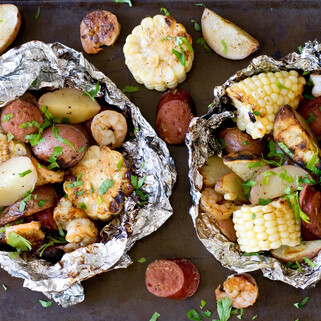 Classic Idaho® Potato Low Country Boil Grill Packets 