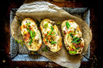 Roasted Artichoke and Virginia Ham Stuffed Idaho® Potatoes 