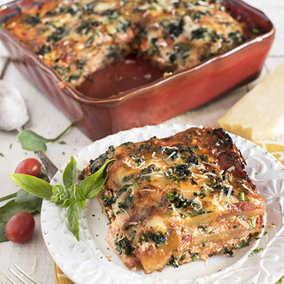 Spinach and Idaho® Potato Lasagna