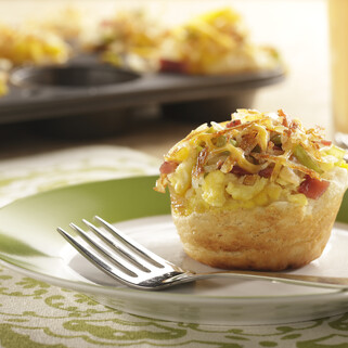 Idaho® Potato Cheesy Biscuit Scramble