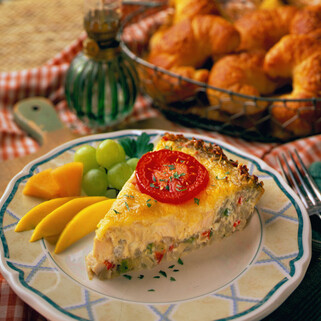 Country Quiche with Idaho® Potato Hash Brown Crust