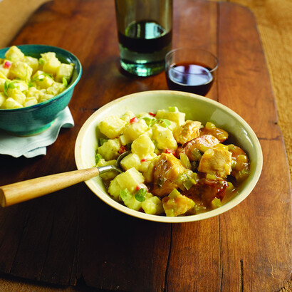Leah Chase's Andouille Sausage And Chicken Gumbo With Todd Down's Country Club Idaho® Potato Salad