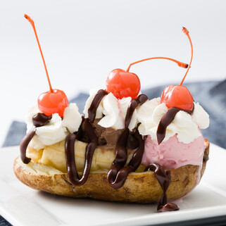 Idaho® Potato Banana Split