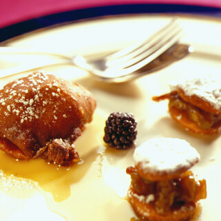 Macaroons of Idaho® Potato with Burnt Orange Marmalade 