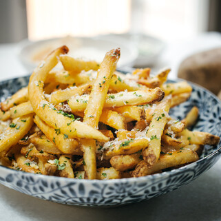 Potato Truffle Fries with Parmesan