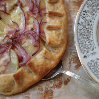 Yukon Gold, Ham, and Gruyère Gallet