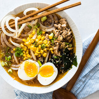 Miso Ramen with Spiraled Idaho® Potatoes