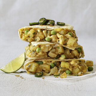 Idaho® Potato Samosadilla & Cilantro Lime Chutney