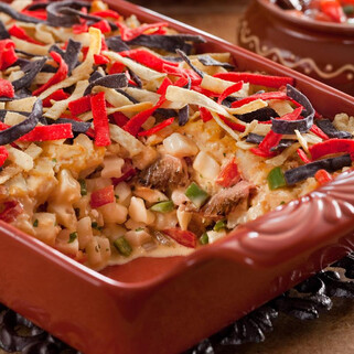 Mexican Cheesy Potato Bake