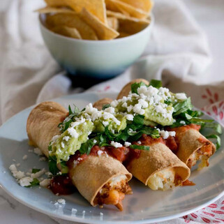 Air Fried Rolled Potato Tacos