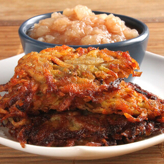 Idaho® Potato Rainbow Latkes