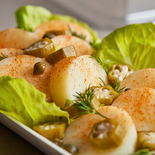 Red Potato Salad with White Anchovy Dressing