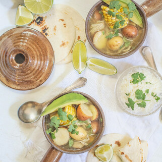 Colombian Chicken Corn and Idaho® Potato Stew