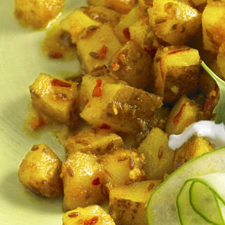 Sikkimese Turmeric and Ginger Idaho® Potatoes