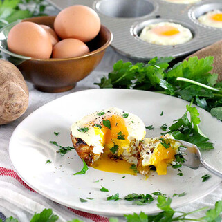 Bird’s Nest Potato and Egg Cups
