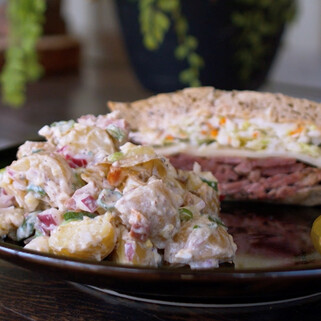 Bacon and Egg Idaho® Potato Salad with Greek Yogurt