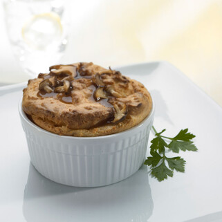 Parmesan Souffle "Mashed Potatoes"