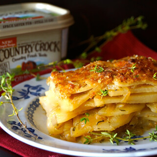 French Onion Idaho® Potato Gratin