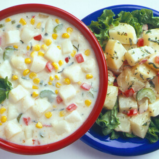 Old-Fashioned Idaho® Potato Salad and Idaho® Potato Chowder 