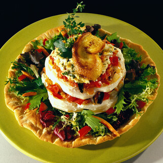 Idaho® Potato Flatbread Veggie Salad