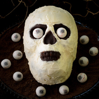Chocolate Idaho® Potato Skull Cake