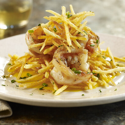 Shrimp Haystacks