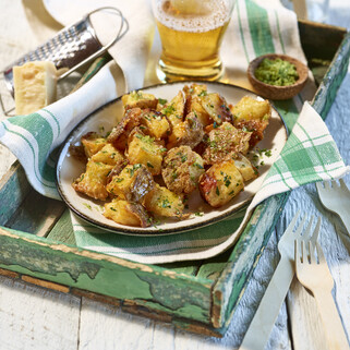 Parmesan-Rosemary Potato Cracklins