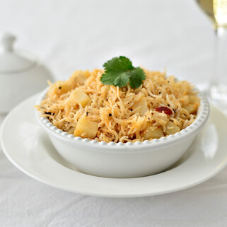 Potato and Onion Pilaf