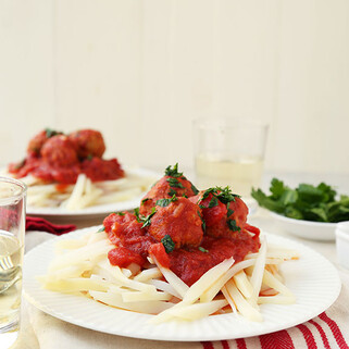 Sunday Gravy with Idaho® Potato “Pasta”