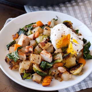 Idaho® Potato, Chicken and Vegetable Hash  