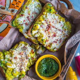 Idaho® Potato Chili Garlic Masala Toast