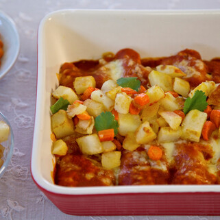 Queretaro Style Enchiladas